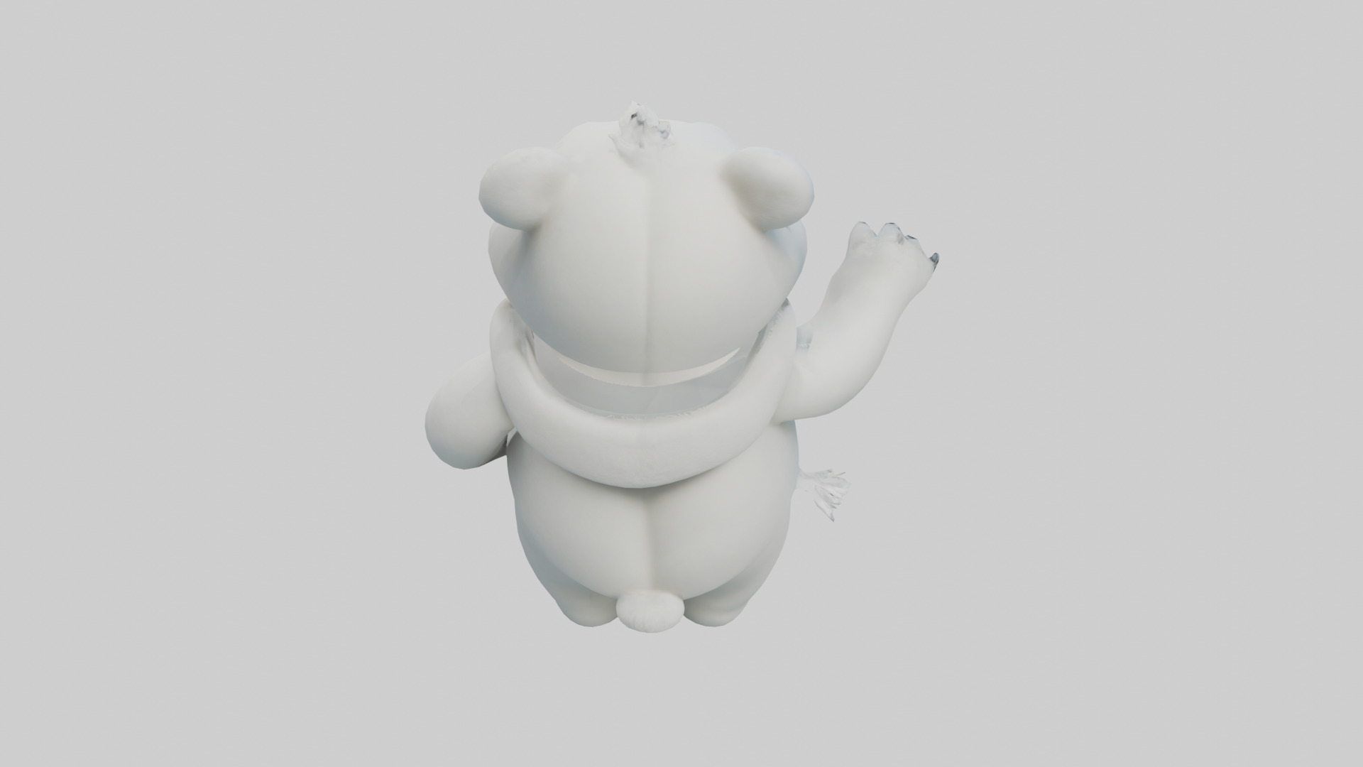 Cartoon Polar Bear model 3D model_15
