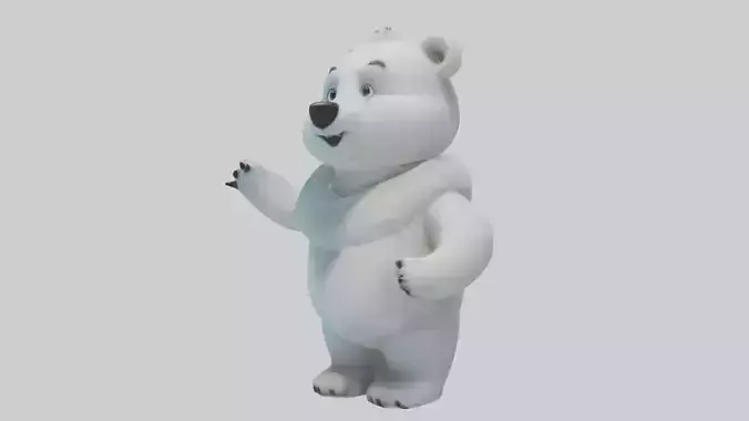 Cartoon Polar Bear model