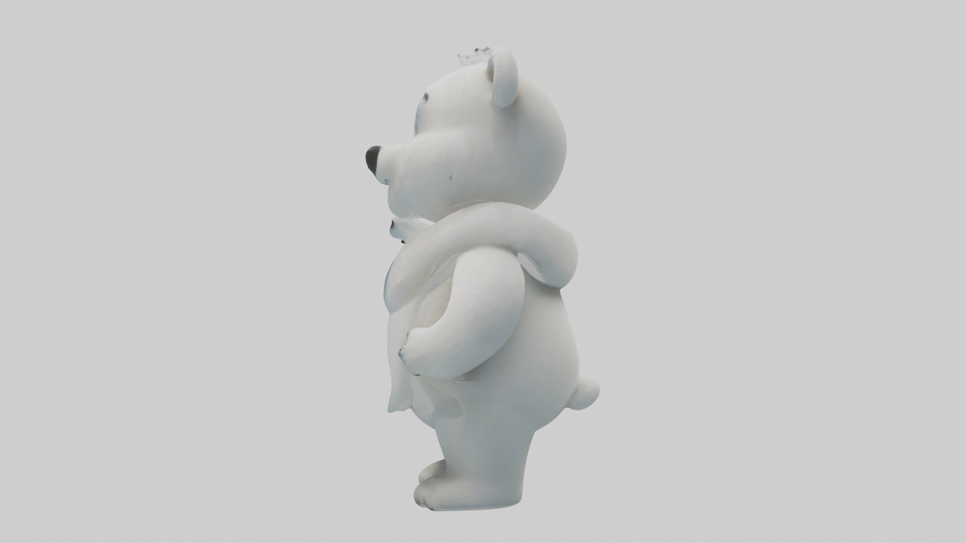 Cartoon Polar Bear model 3D model_12