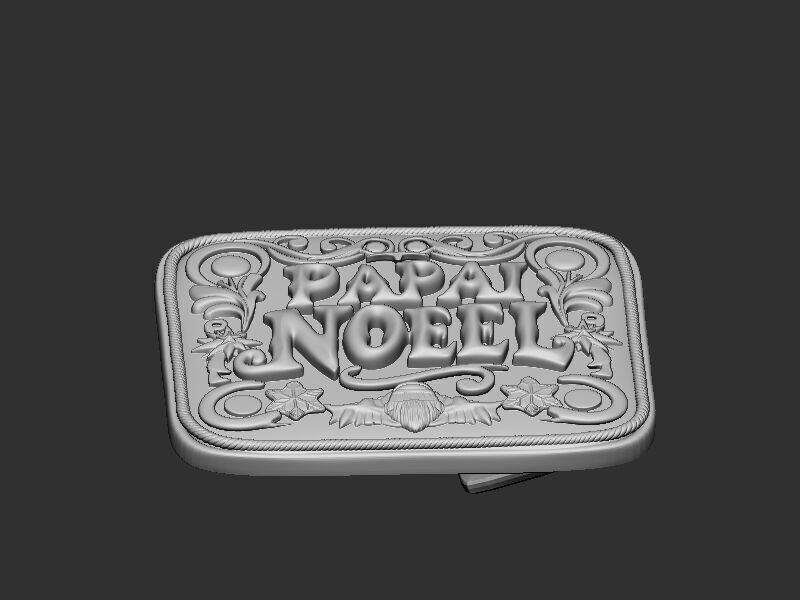 Buckle 3D print model_1