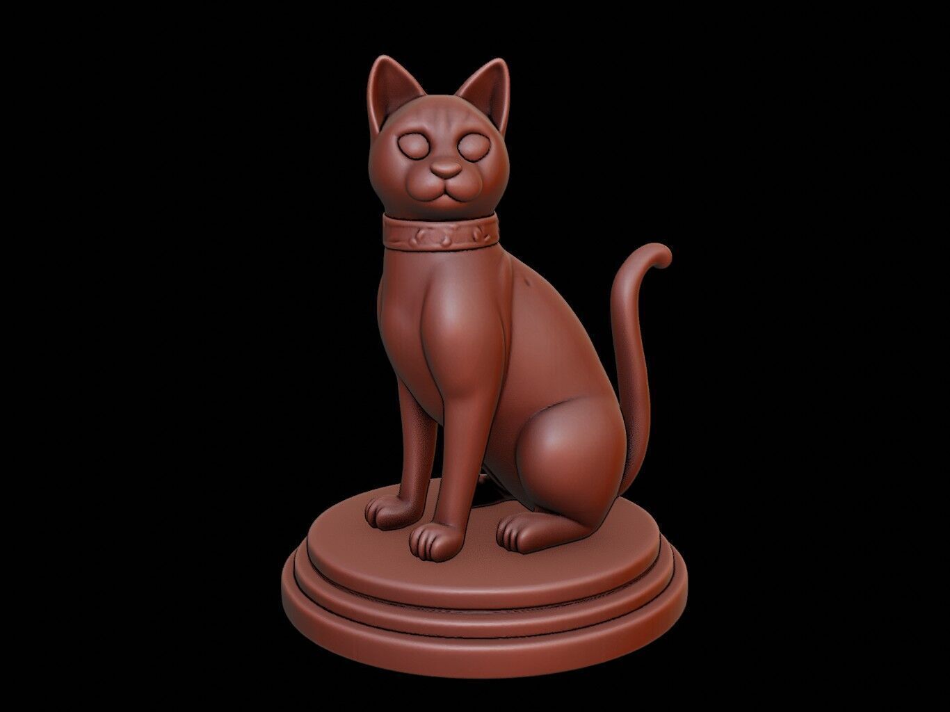 Cat Animal Figure Printable 3D print model_2