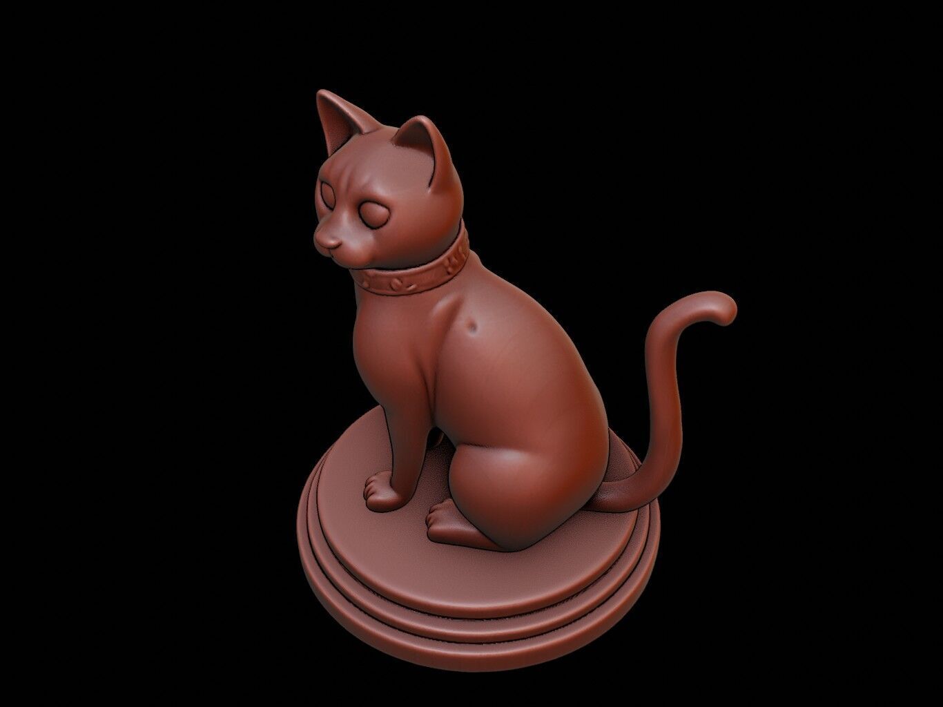 Cat Animal Figure Printable 3D print model_1