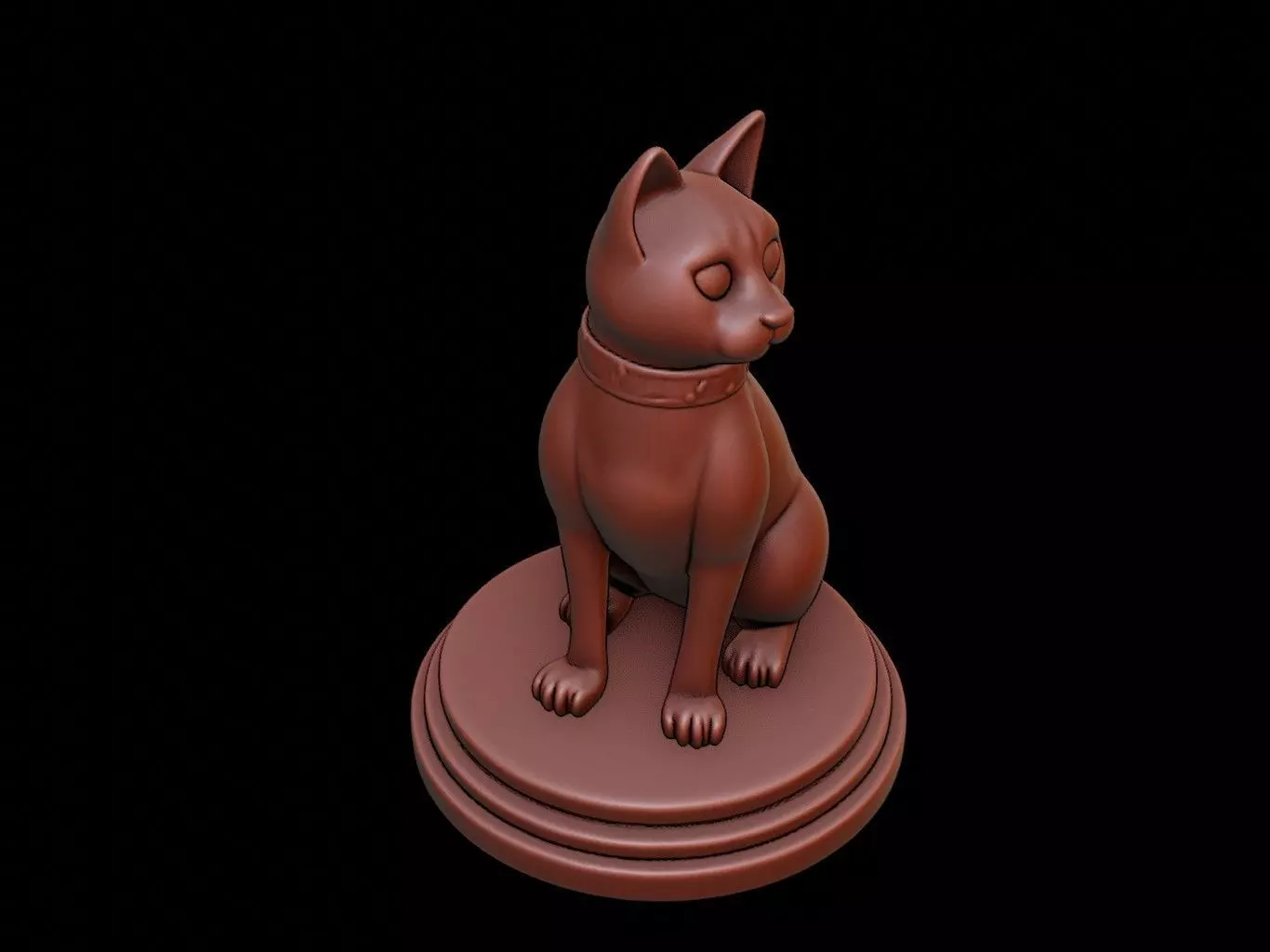 Cat Animal Figure Printable 3D print model_0