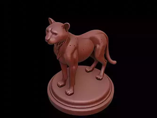 Cheetah Animal Figure Printable