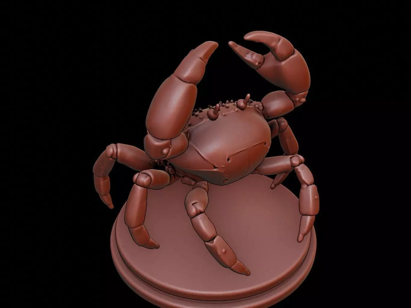 Crab Animal Figure Printable 3D print model