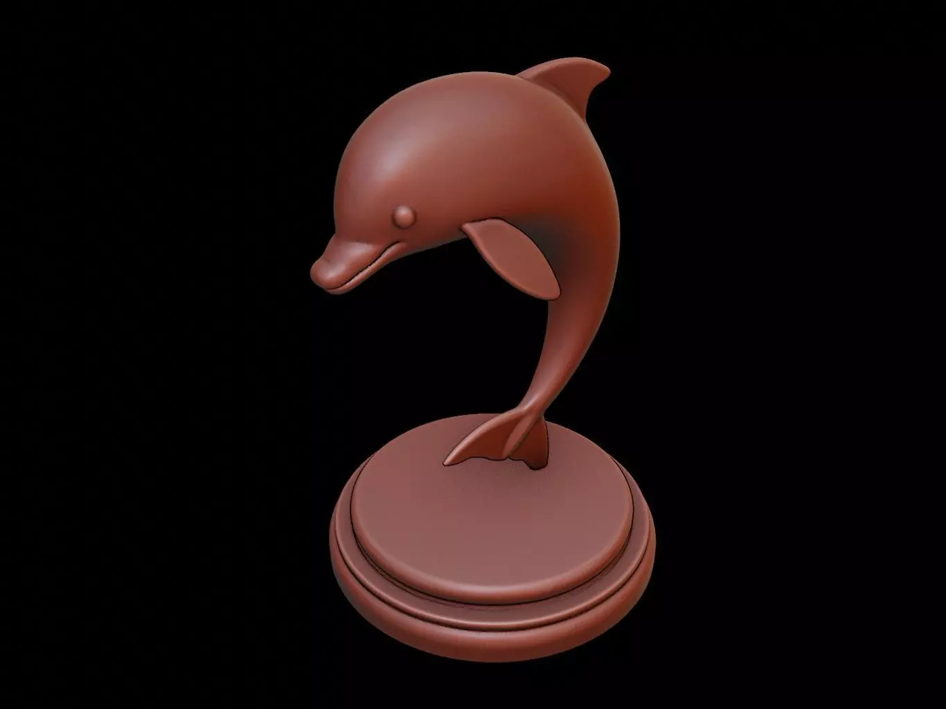 Dolphin Animal Figure Printable 3D print model_0