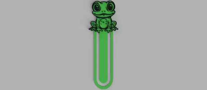 Baby Frog Logo Bookmark