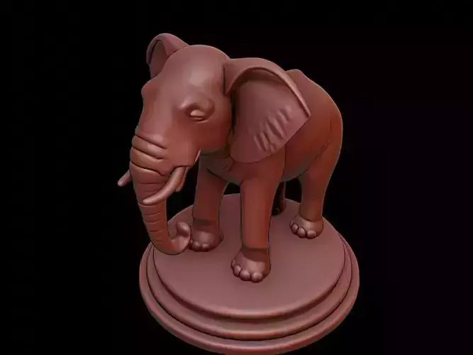 Elephant Animal Figure Printable