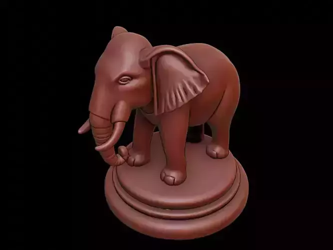 Elephant Animal Figure Printable