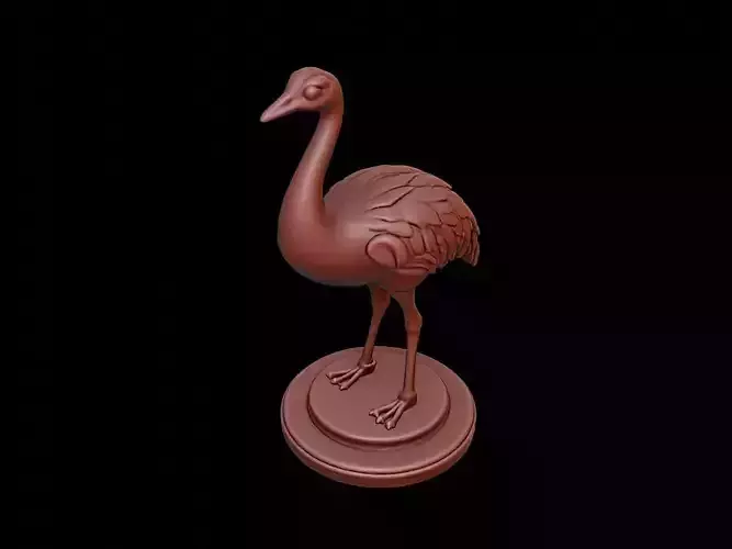 Emu Animal Figure Printable 3D print model