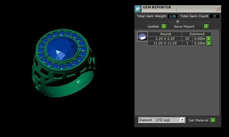 Rings 3D print model_3