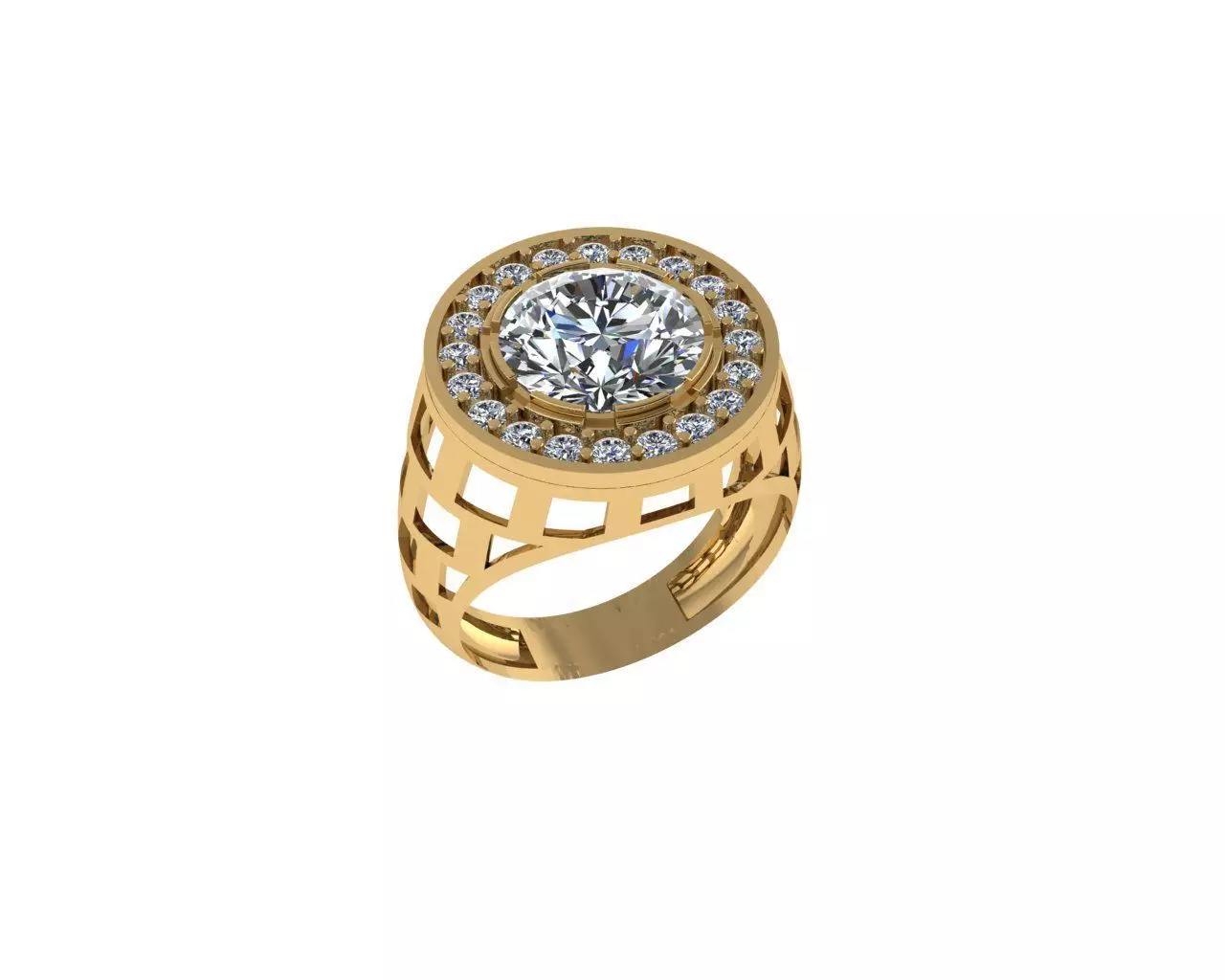 Rings 3D print model_0