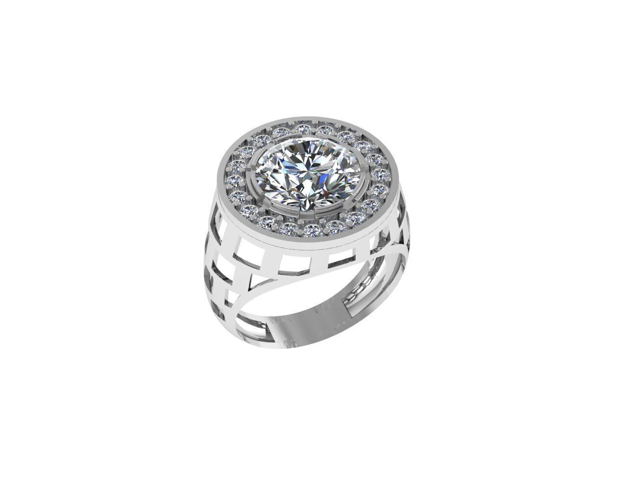 Rings 3D print model_1