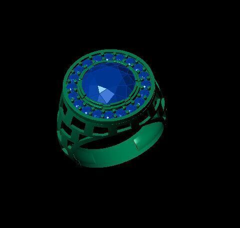 Rings 3D print model_2
