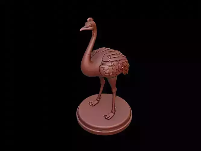 Emu Animal Figure Printable 3D print model