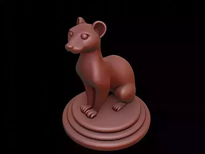 Ferret Animal Figure Printable