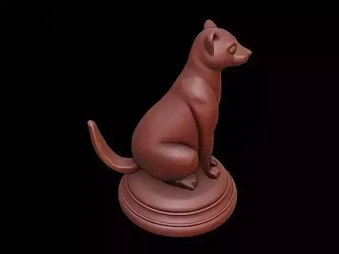 Ferret Animal Figure Printable