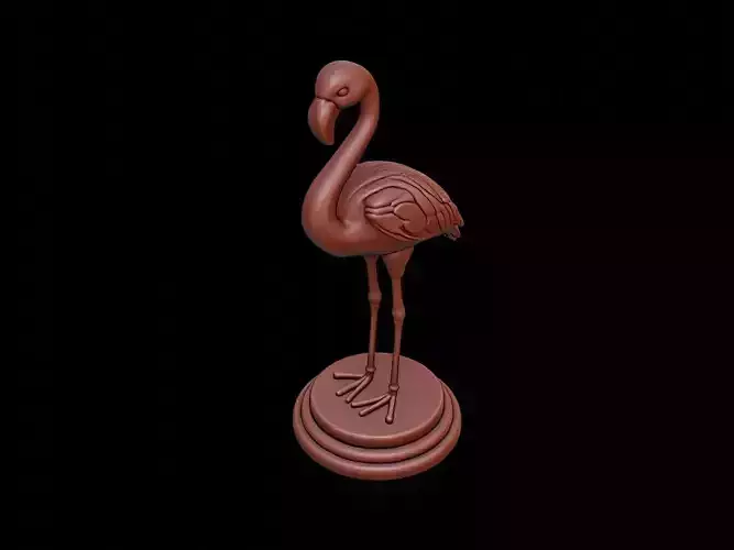Flamingo Animal Figure Printable