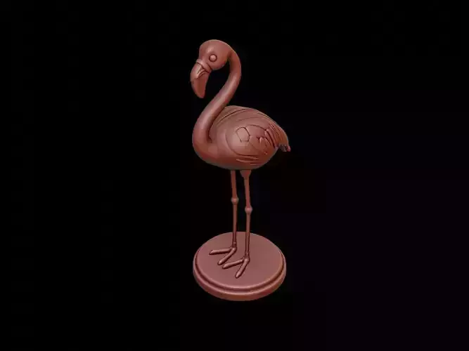 Flamingo Animal Figure Printable