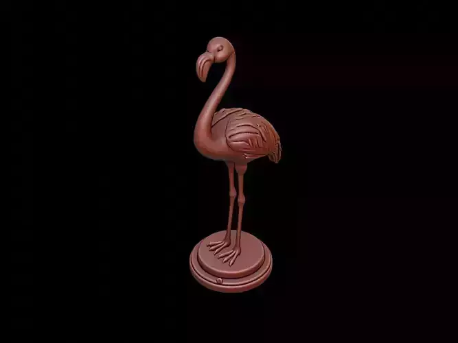Flamingo Animal Figure Printable