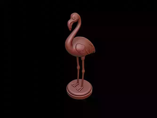 Flamingo Animal Figure Printable