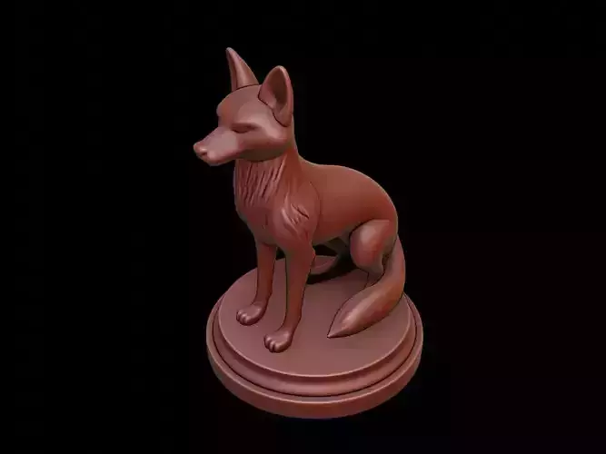 Fox Animal Figure Printable