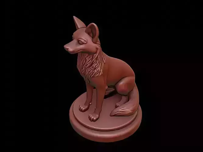 Fox Animal Figure Printable 3D print model