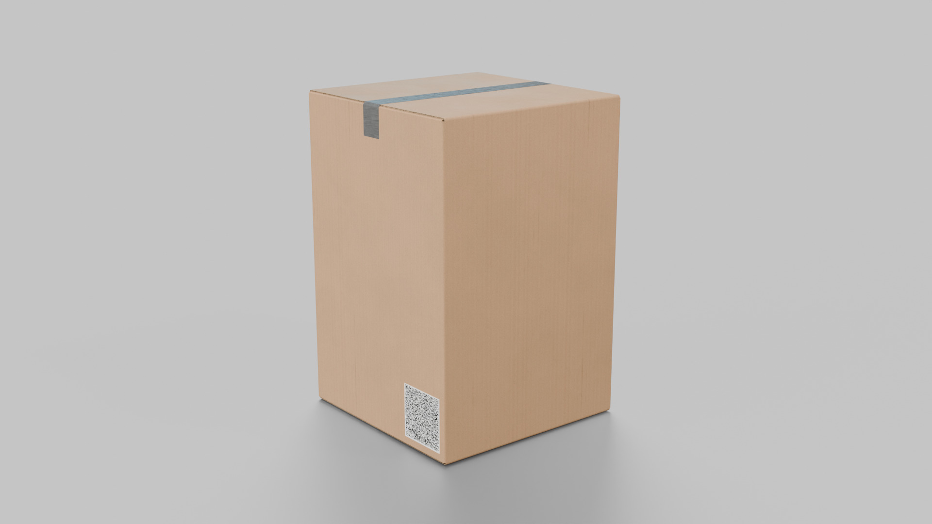 Deep Storage Cardboard Box - Rigged and Fully Customizable Low-poly 3D model_3