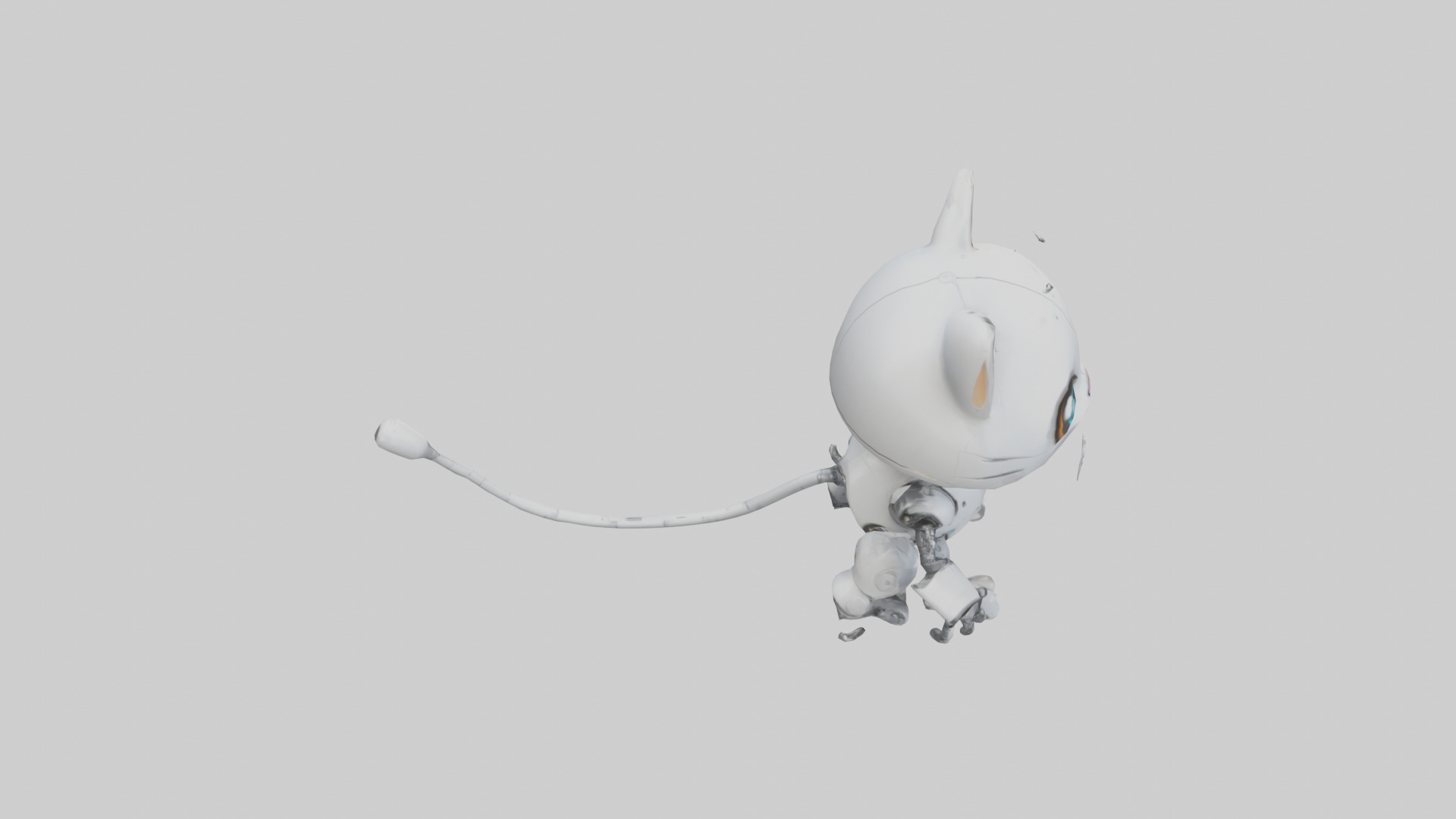 Cartoon Robot Cat model 3D model_18