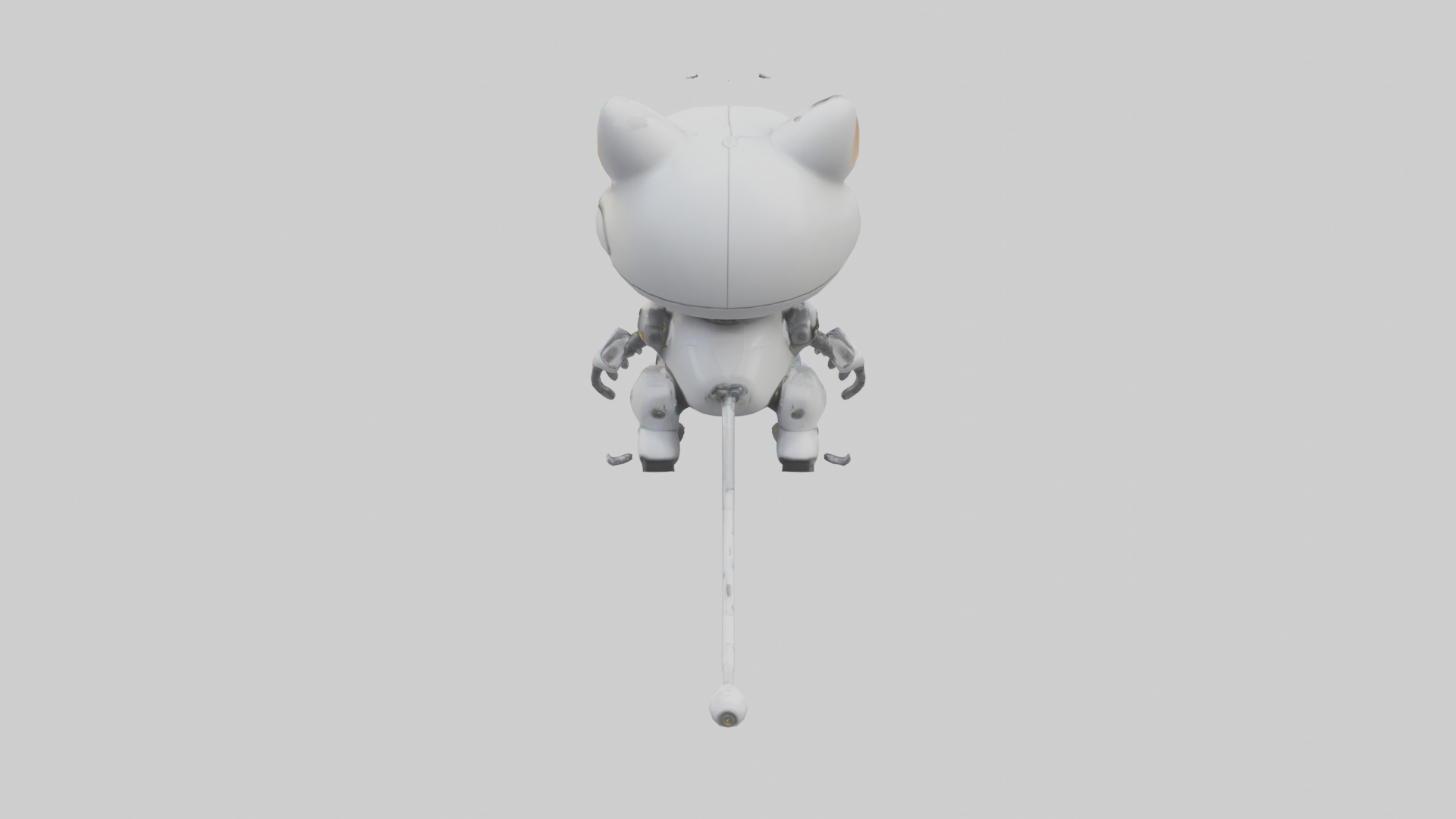 Cartoon Robot Cat model 3D model_15
