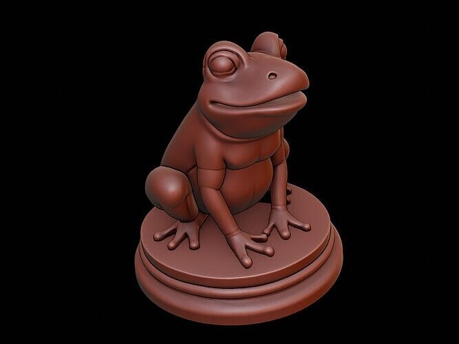 Frog Figure Printable 3D print model