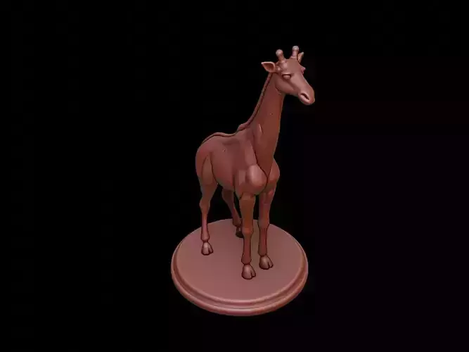 Giraffe Figure Printable