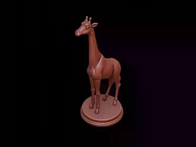 Giraffe Figure Printable