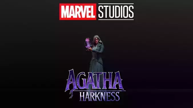  Agatha Harkness Low-poly 3D model