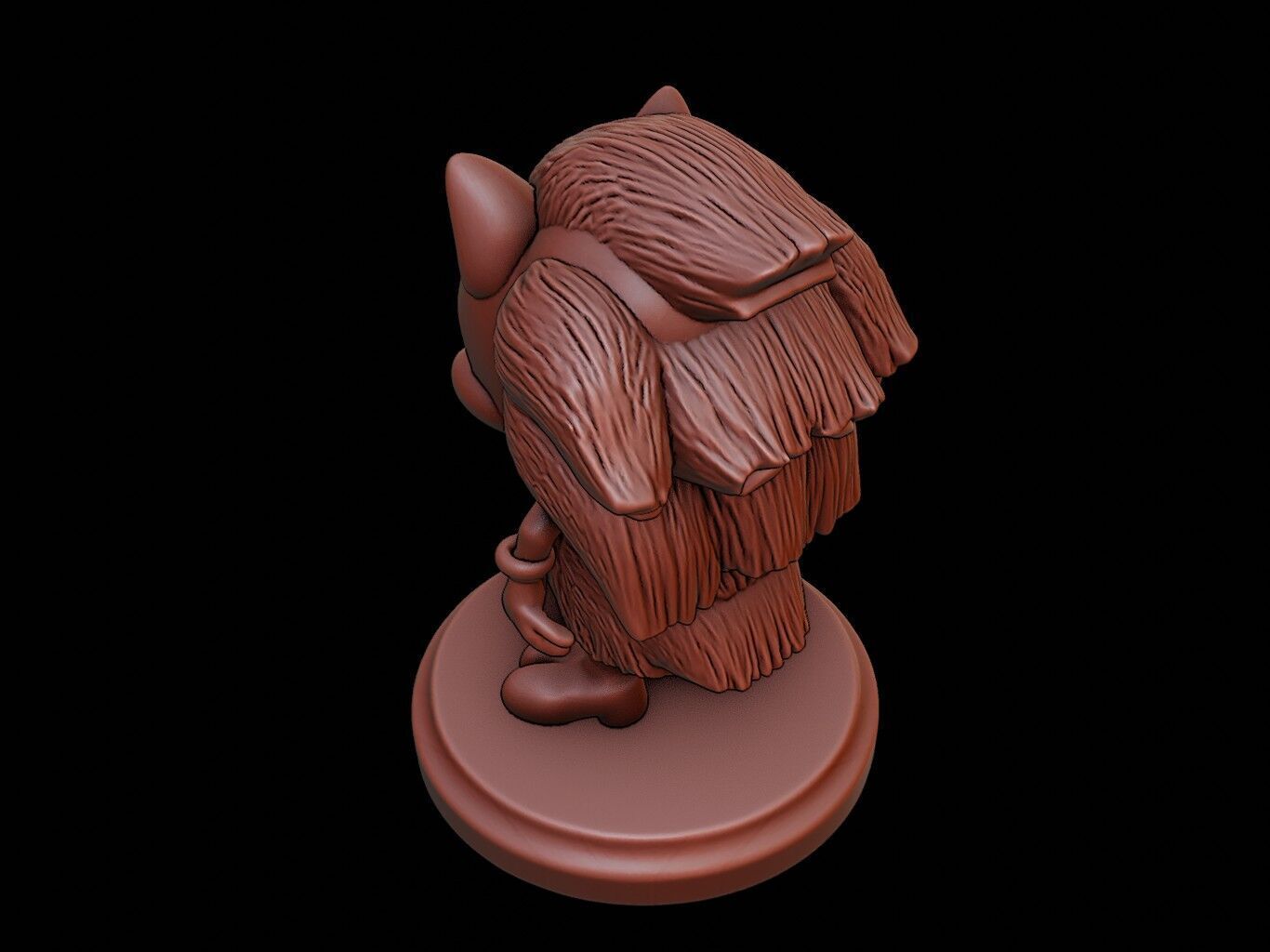 Hedgehog Figure Printable 3D print model_1