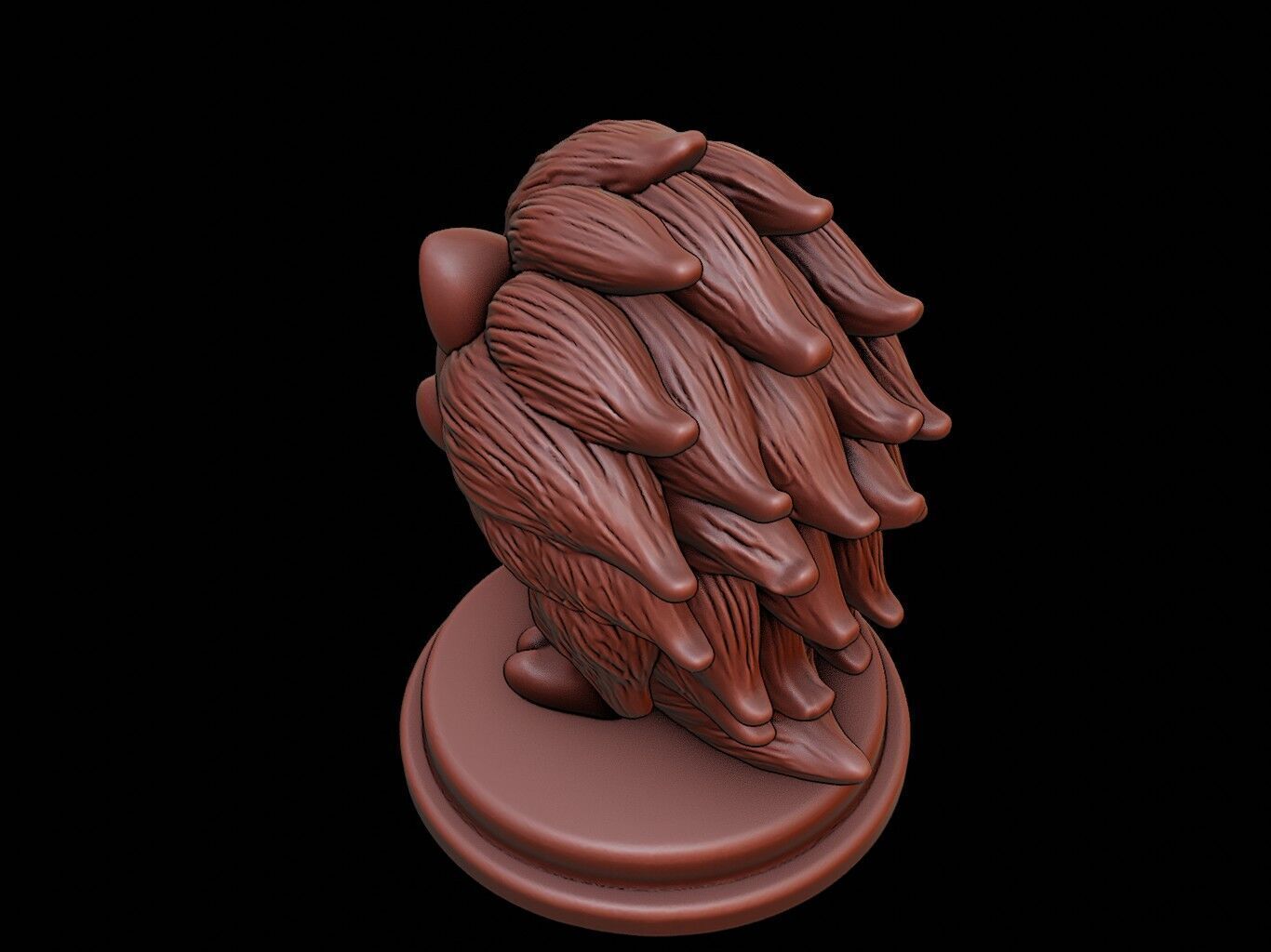 Hedgehog Figure Printable 3D print model_1
