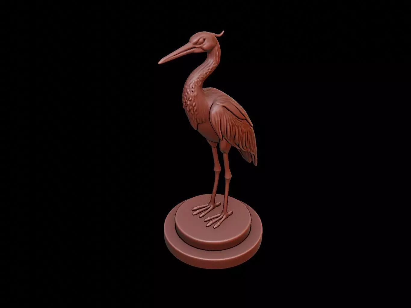 Heron Figure Printable 3D print model_0
