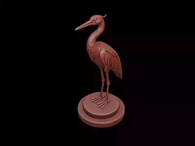 Heron Figure Printable 3D print model
