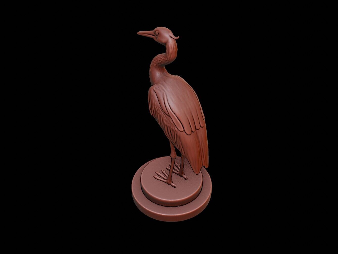Heron Figure Printable 3D print model_1