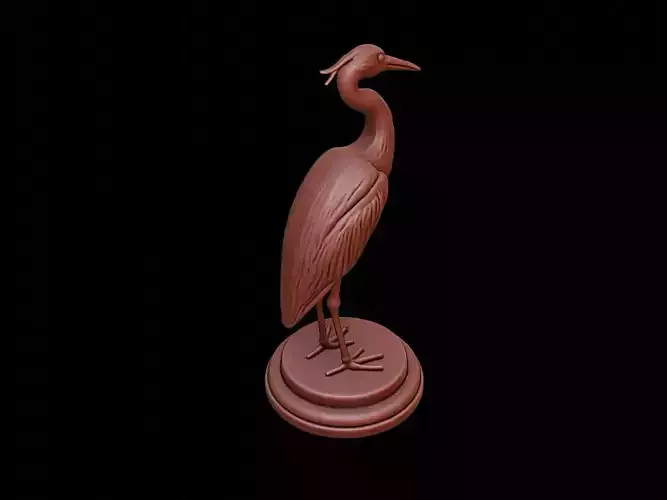 Heron Figure Printable 3D print model