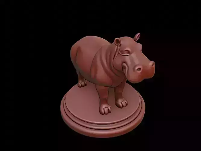 Hippopotamus Figure Printable