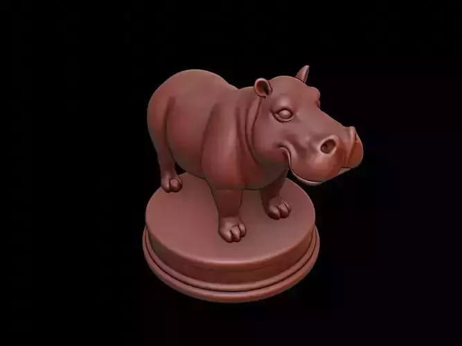 Hippopotamus Figure Printable