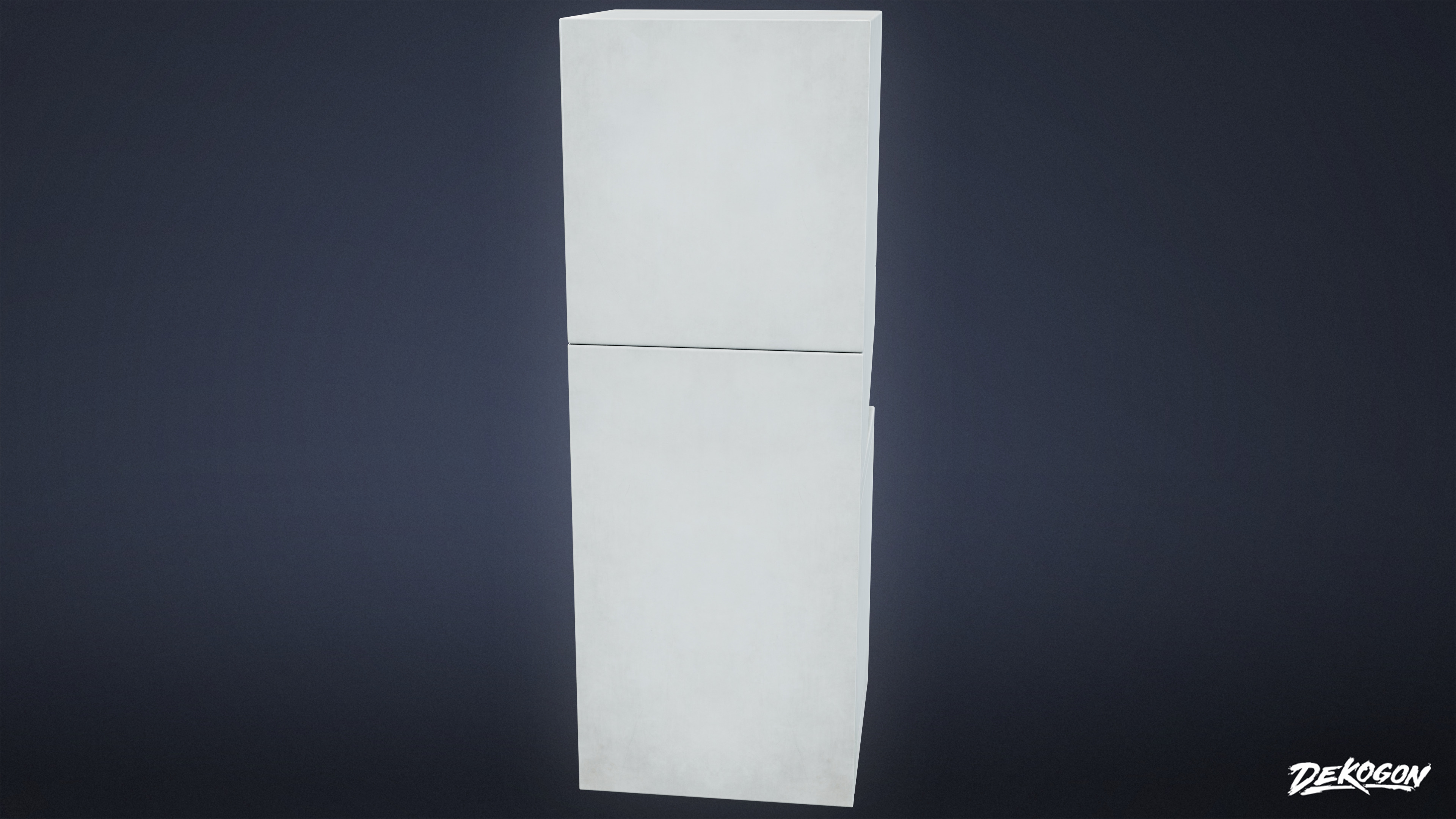 LAUNDROMAT - Standing Laundry Machine 02 - LOW POLY AND NANITE Low-poly 3D model_1