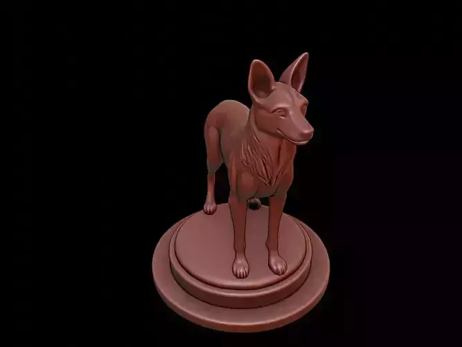 Jackal Figure Printable