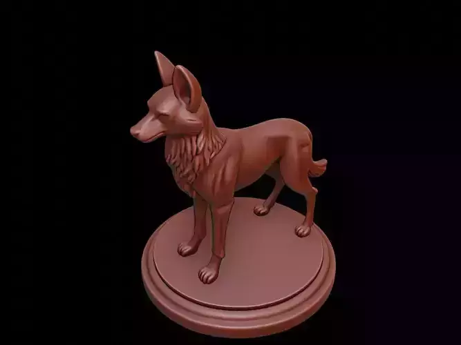 Jackal Figure Printable