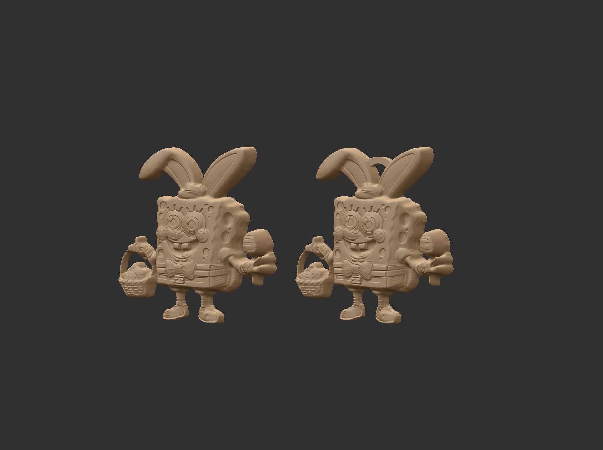 sponch bob easter decor  3D print model_18