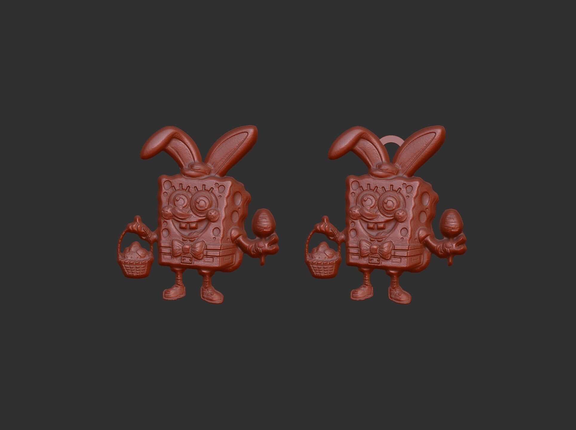 sponch bob easter decor  3D print model_13