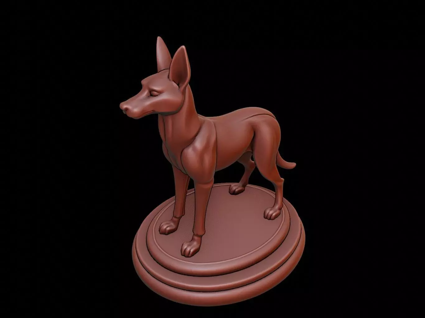 Jackal Figure Printable 3D print model_0