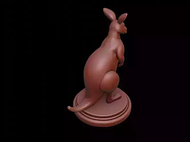 Kangaroo Figure Printable