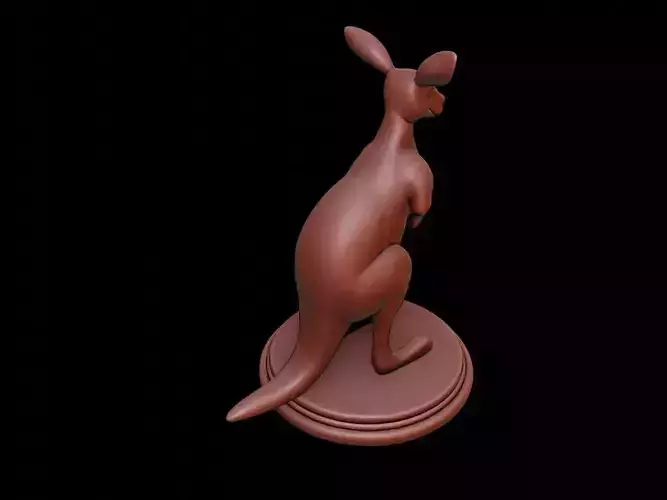 Kangaroo Figure Printable